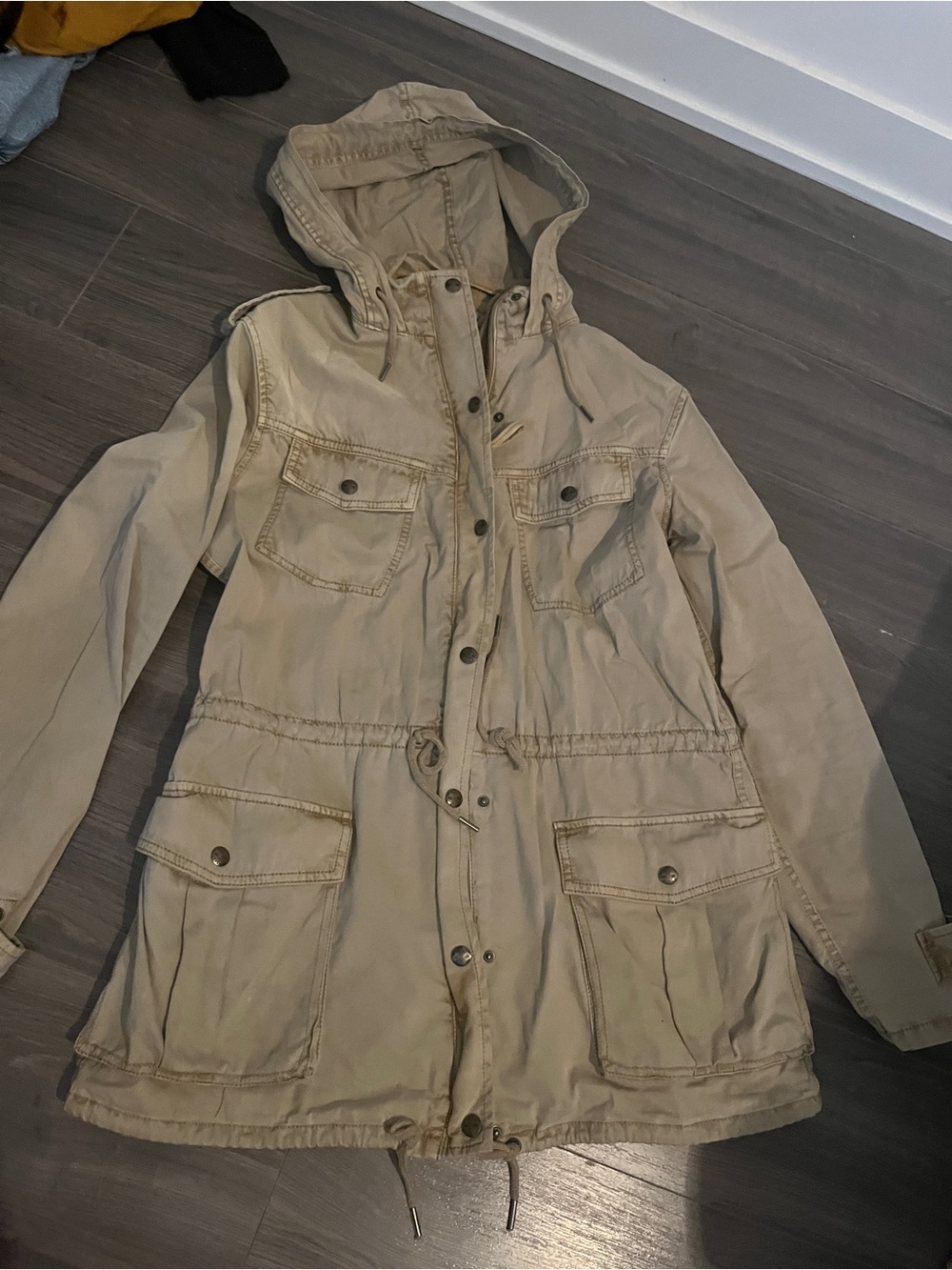 Talula Beige Utility Jacket